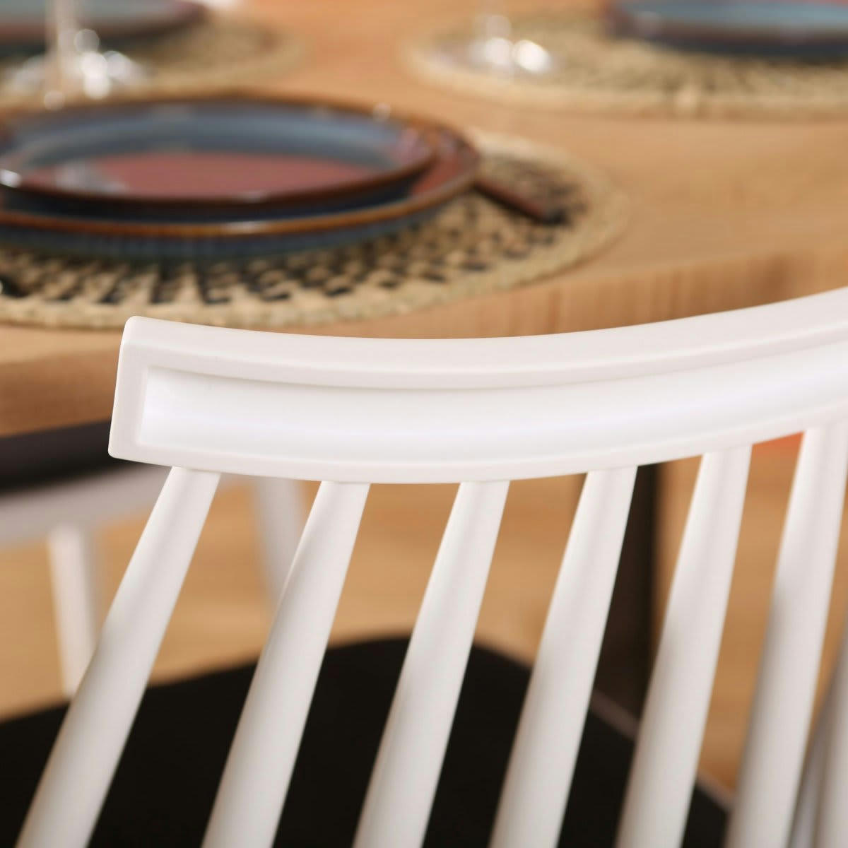 DAUPHINE - Chaise design nordique blanc