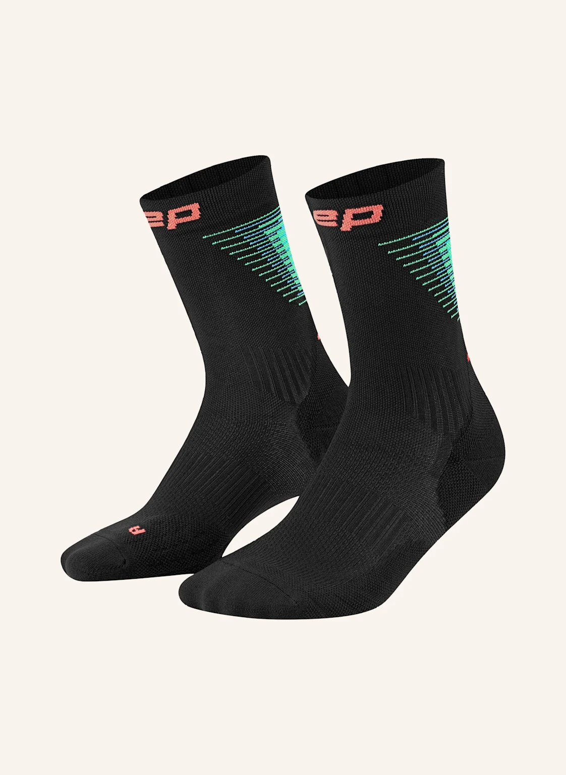 cep CEP CEP run edt. halo socks, mid cut, women