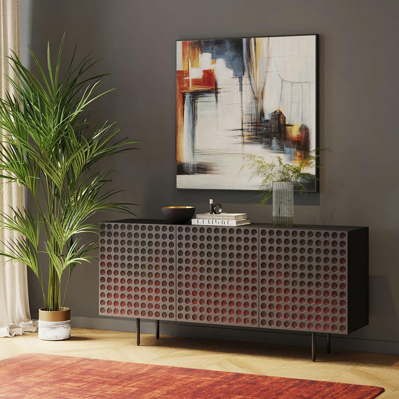 VISIONE - Peinture Visione Front 100x100cm Kare Design