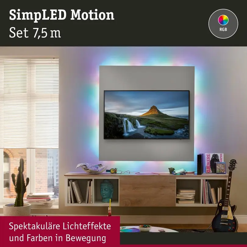 Lichtstreifen 2er-Set SimpLED Motion RGB