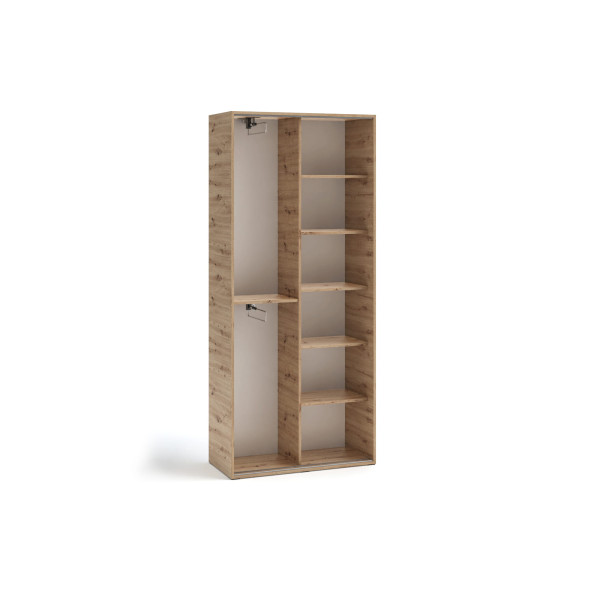 Szafa przesuwna LUMI 90 cm Artisan płytka