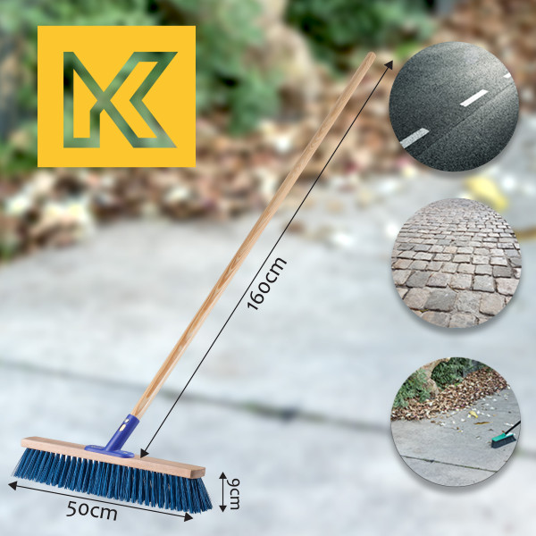 Miotła Ulicówka Szczotka Do Zamiatania Nylon 50cm