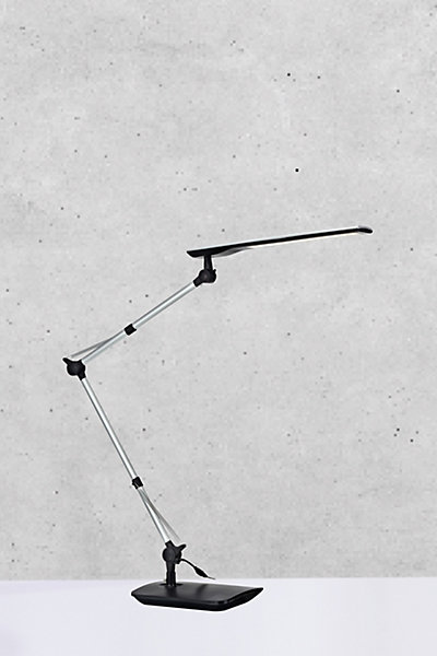 Lampe de bureau LED 5W, 3000K, Variateur, argentée - Markslöjd - Study
