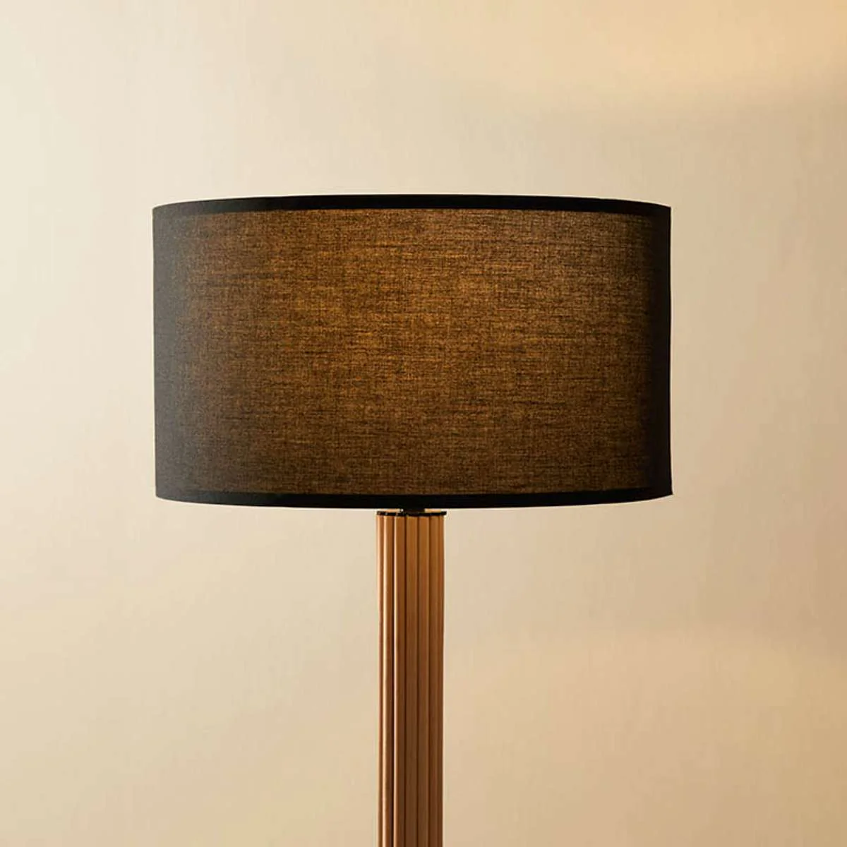 Eve Black Marble Base Floor Lamp