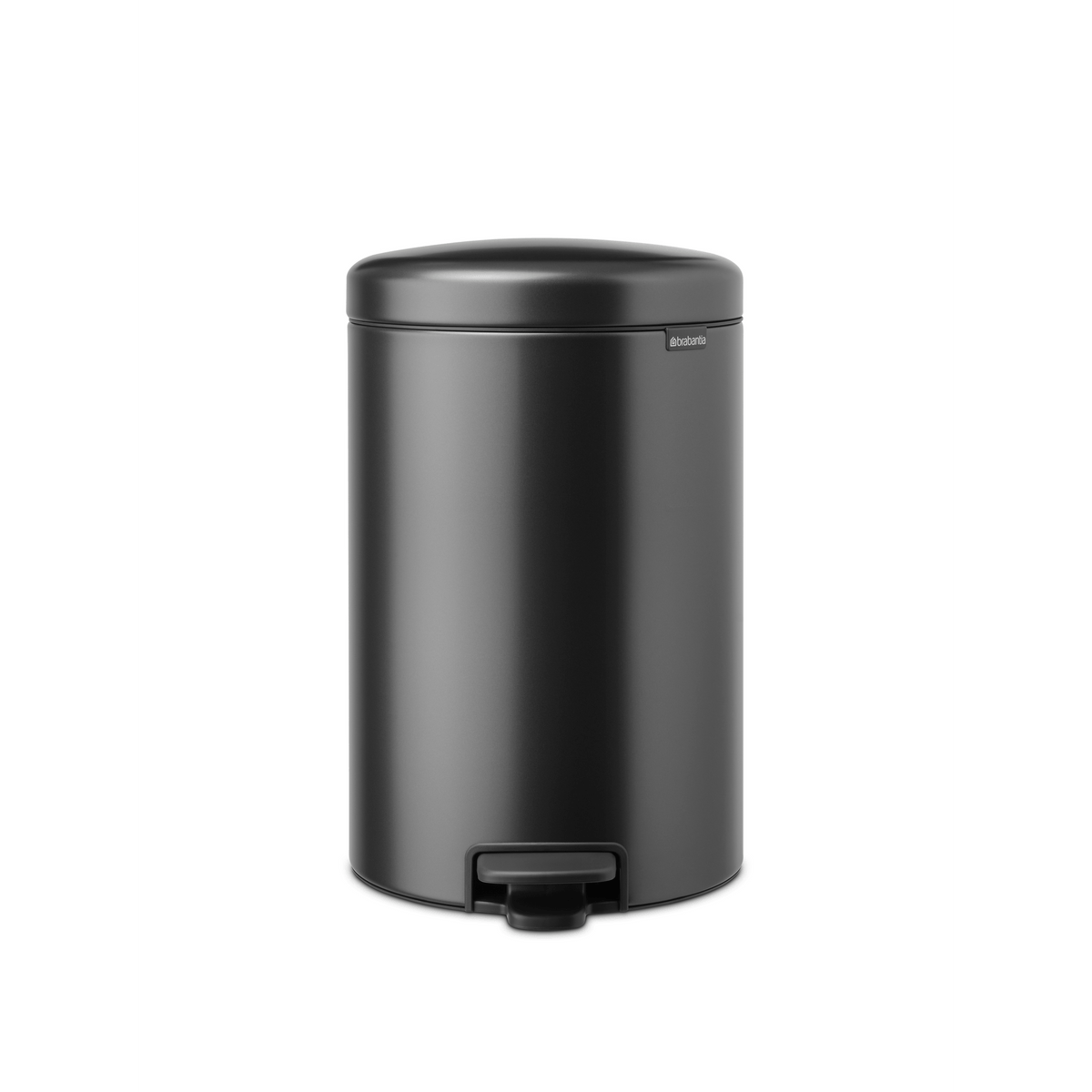 Brabantia NewIcon Pedaalemmer, 20 liter, kunststof binnenemmer - Confident Grey