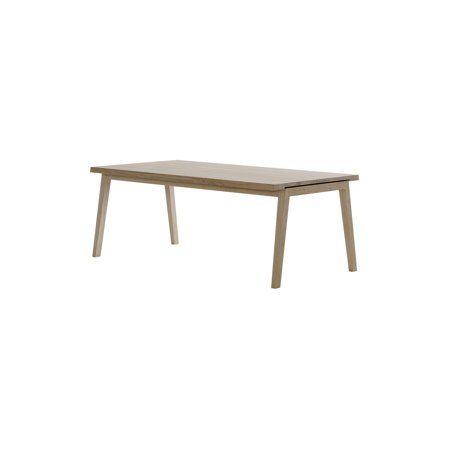 SH900 Extend Table spisebord, s&aelig;bebehandlet eg