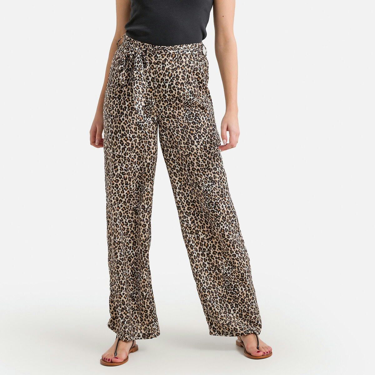 Pantalon large à nouer