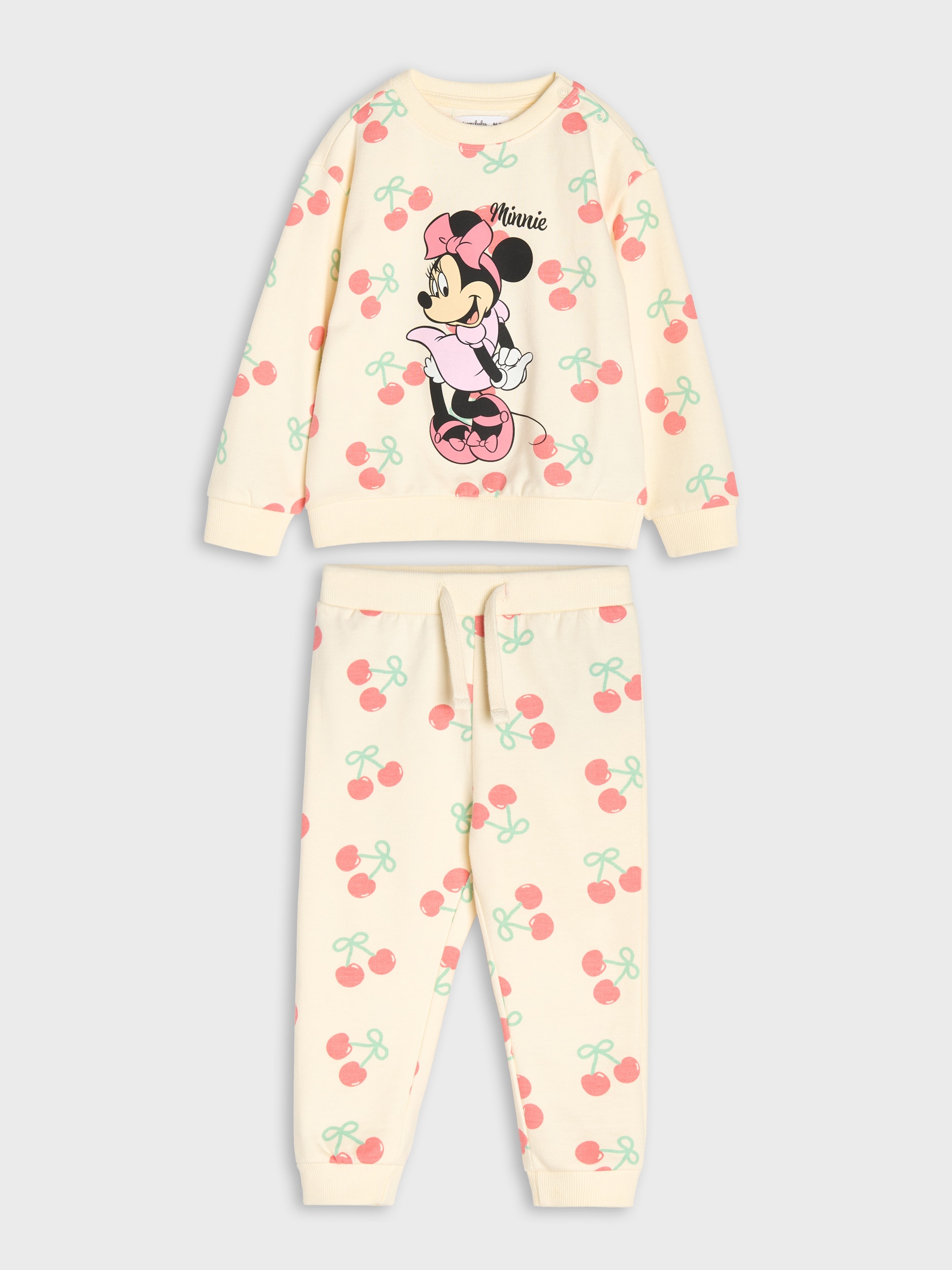 Bawełniany komplet z nadrukiem Minnie Mouse