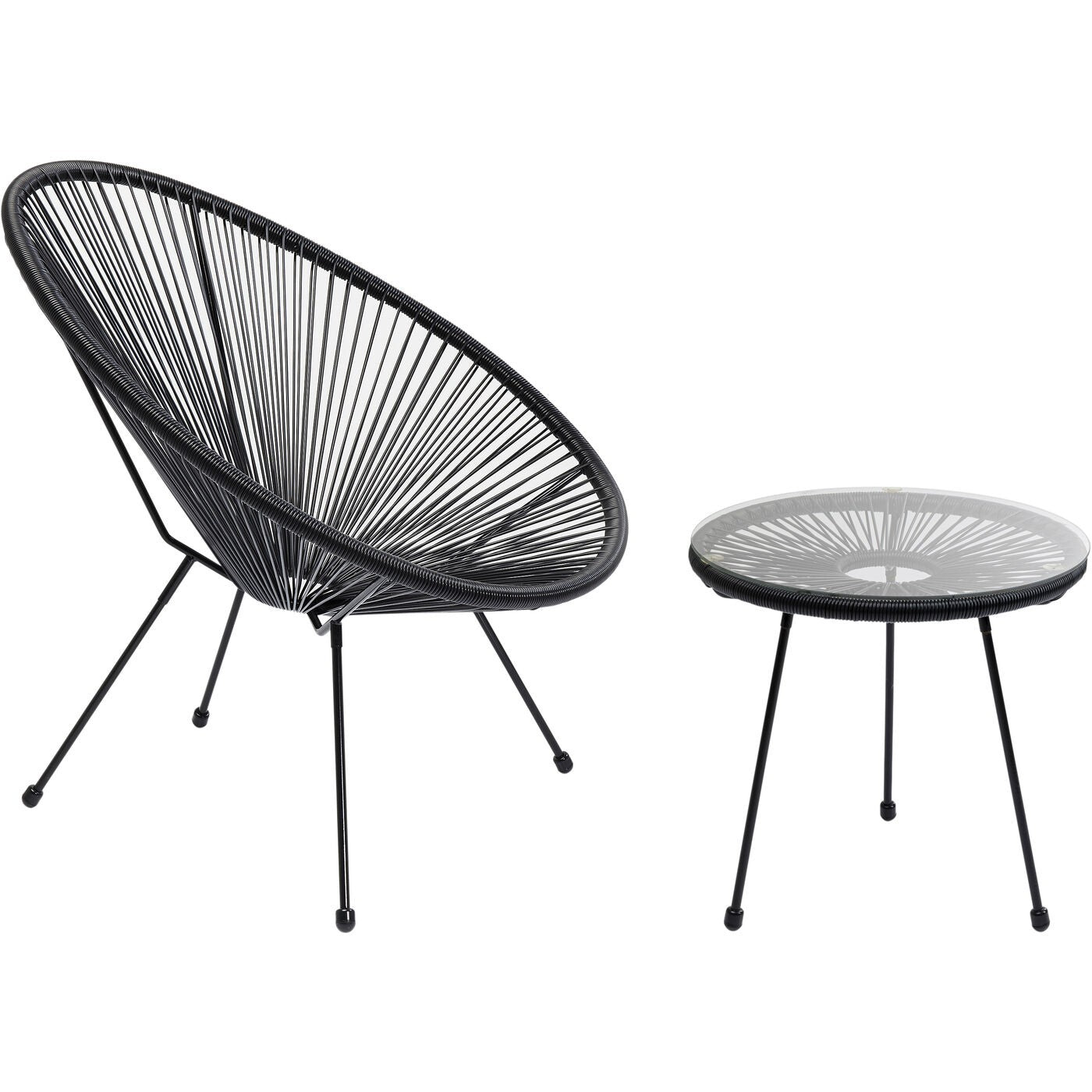Kare Design Tuinmeubilair Acapulco Mono zwart
