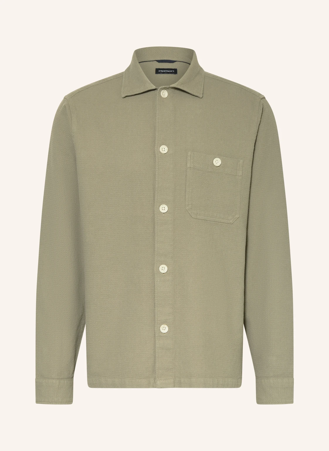 STROKESMAN'S Piqué-Hemd Comfort Fit