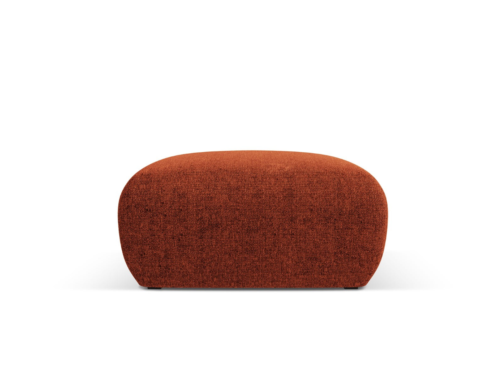 Cosmopolitan Design Poef Nolio chenille, terracotta - 75x75x36cm