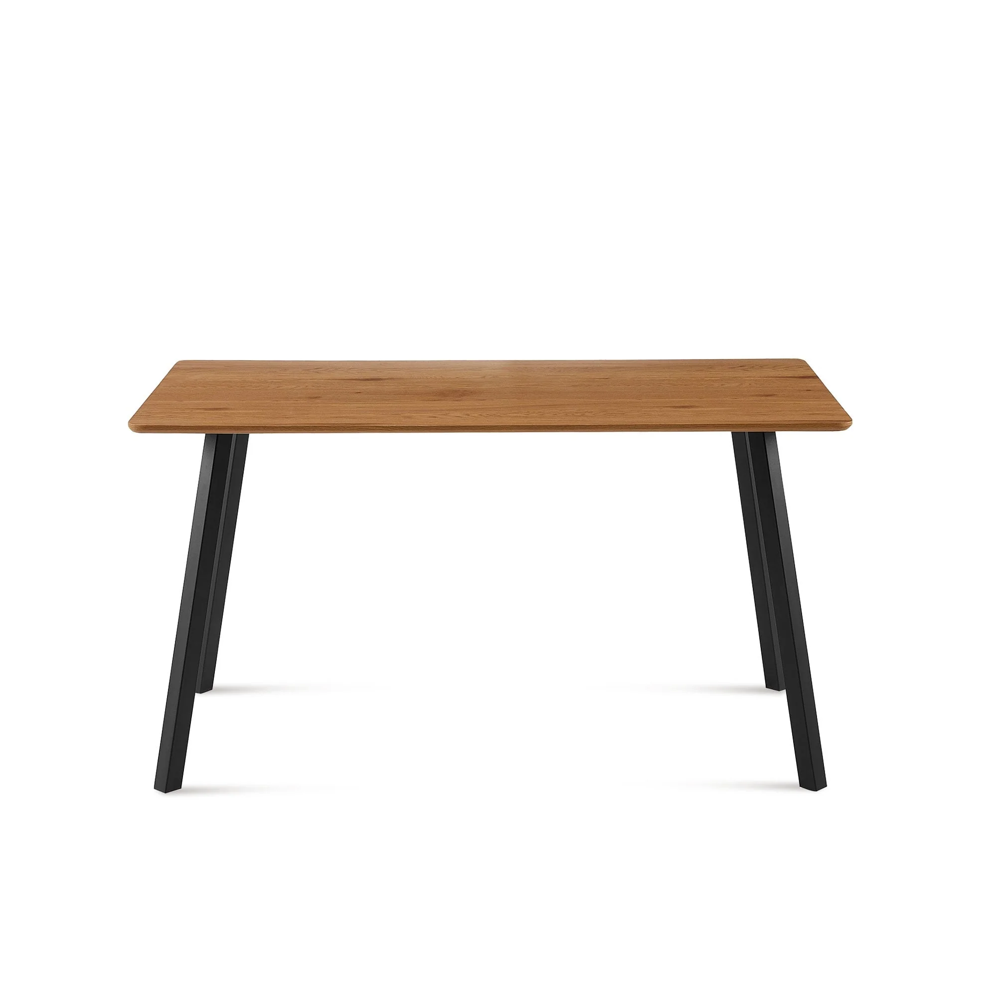 Modern Dining Table with Powder Coated Base and Quick Assembly for Urban Living Compact Spaces and Multi Functional Use
