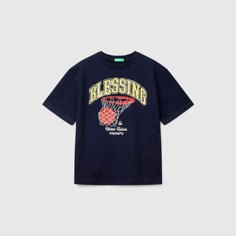 Short sleeve t-shirt in cotton