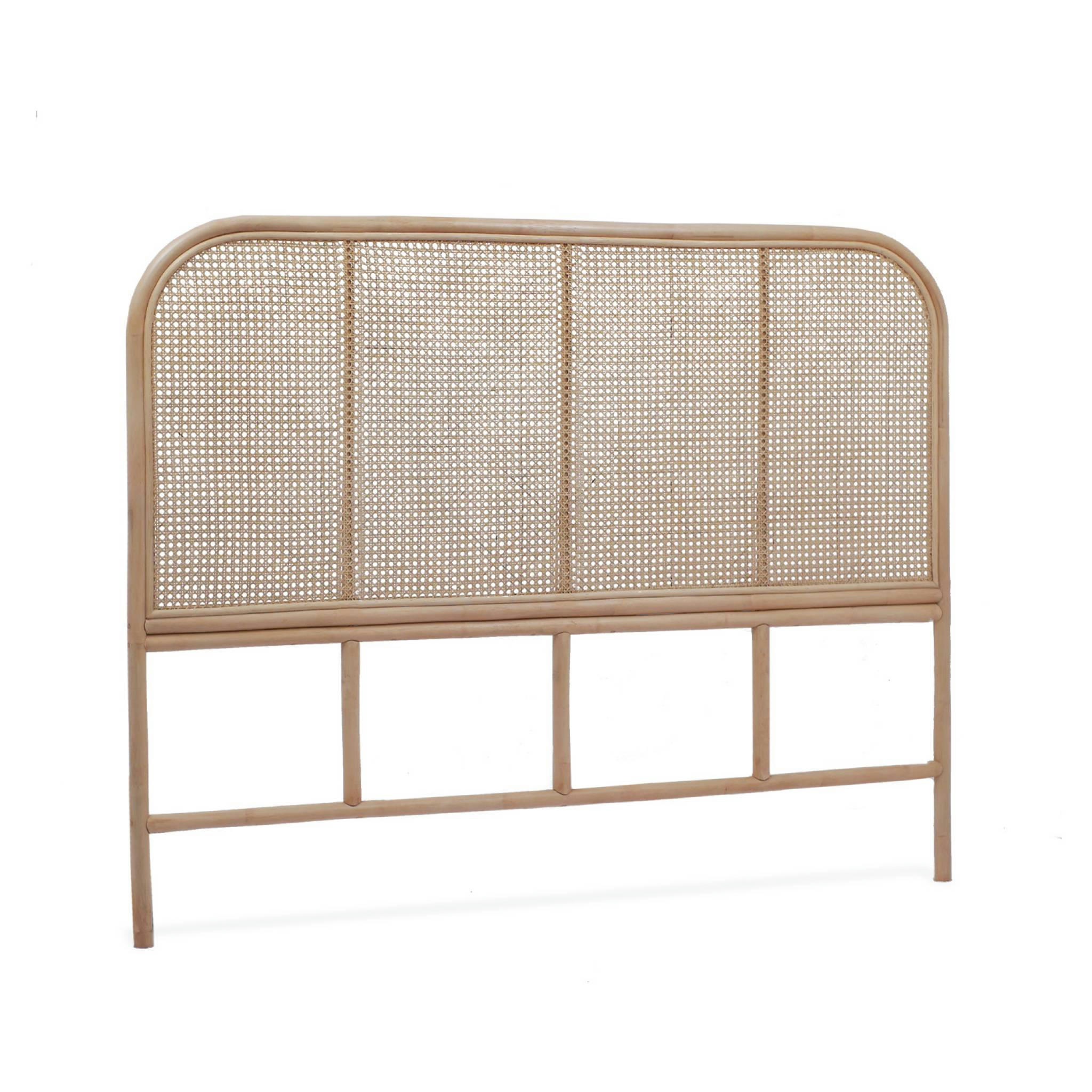 SUMATRA - Tête de lit en rotin naturel et cannage