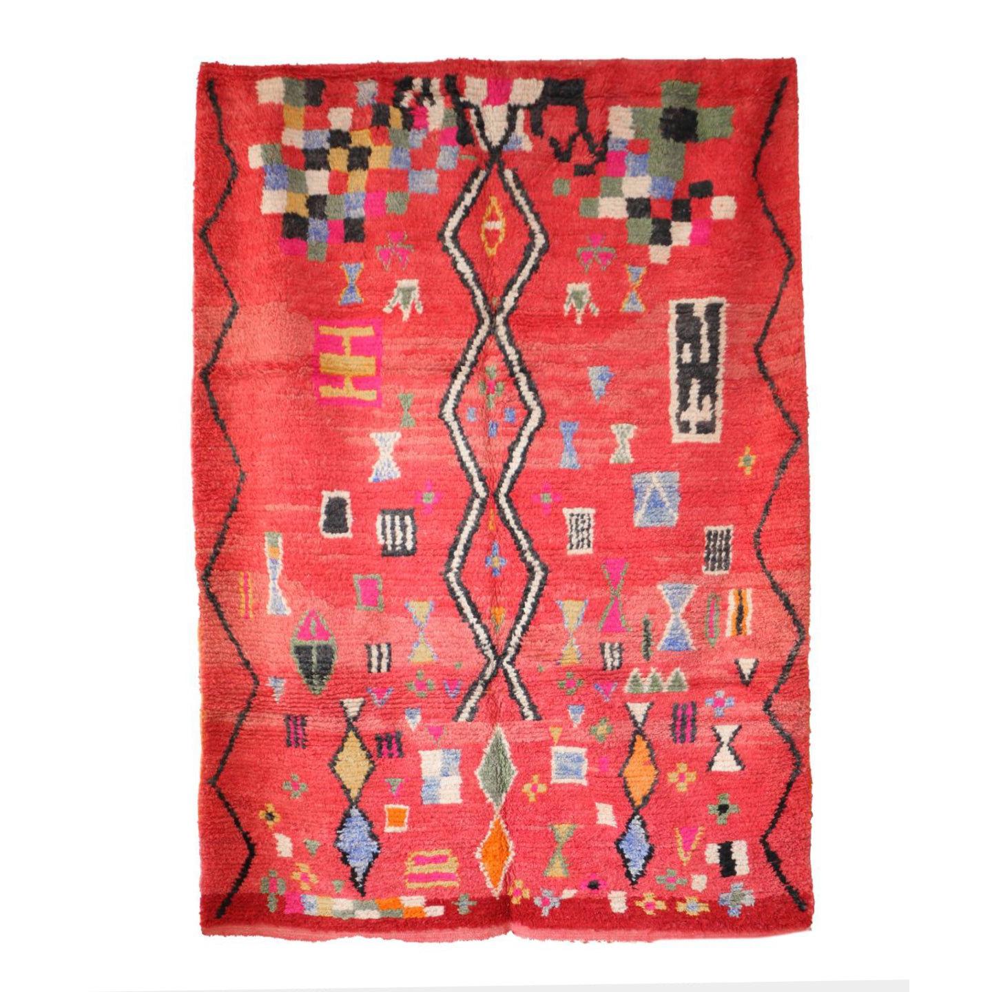 AFK Living vloerkleed Berber - handgemaakt - Wol - 140 cm x 200 cm
