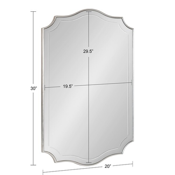 Kate and Laurel Hollyn Decorative Framed Wall Mirror