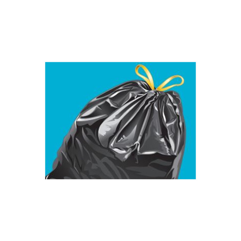 Sac poubelle noir 50 L 15 pièces INVENTIV