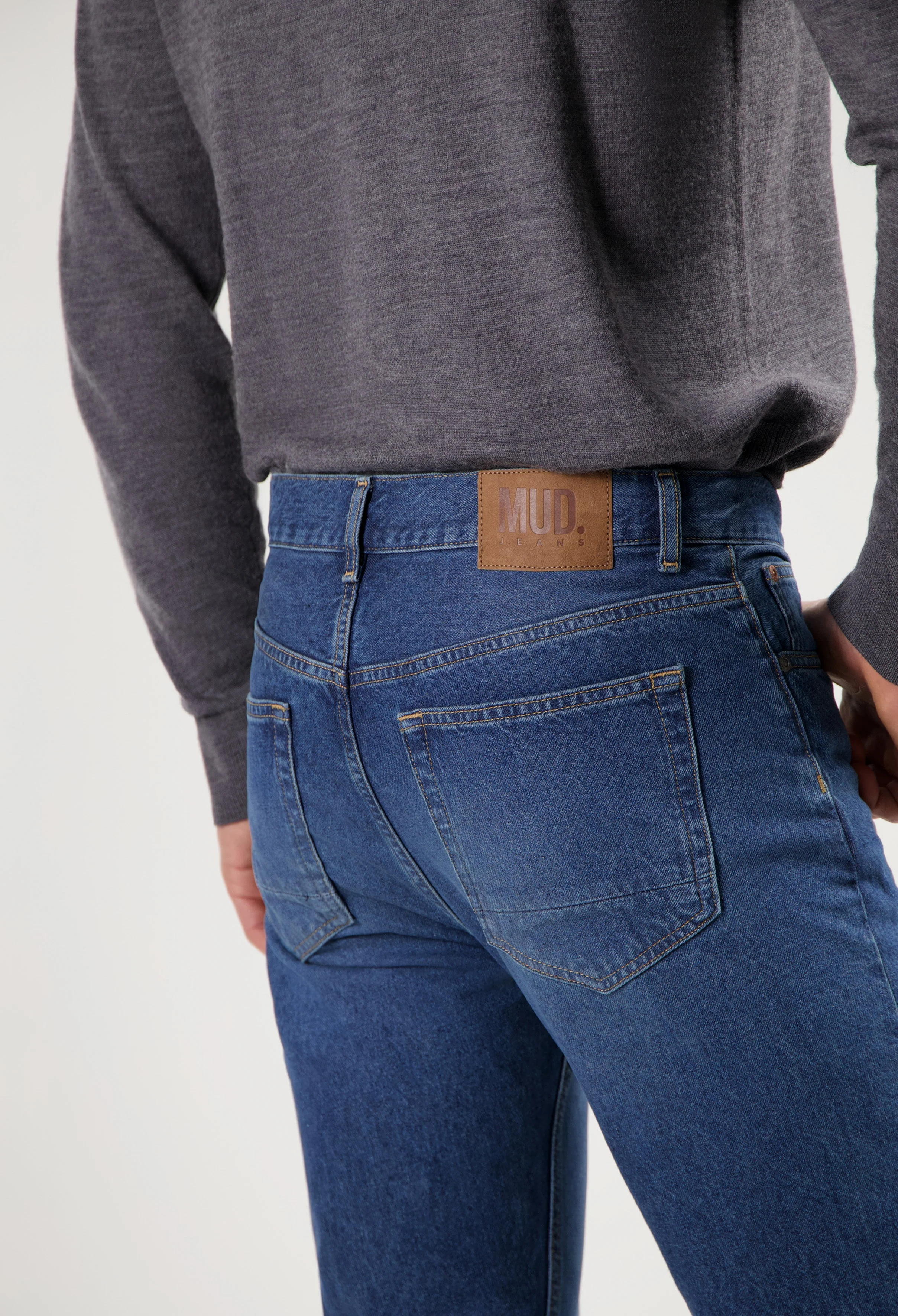 John Mid Straight - Rustic Blue