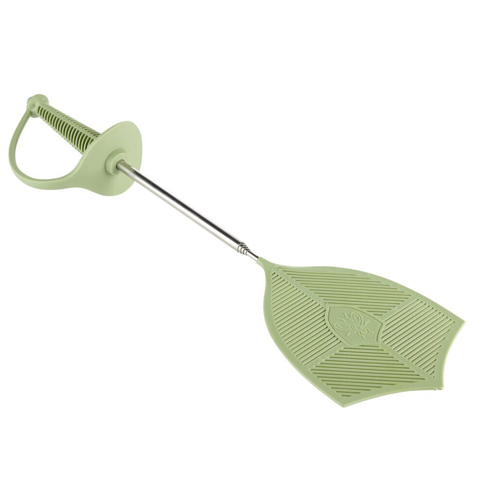Tapette à mouches télescopique L89cm (2 modèles jaune ou vert)