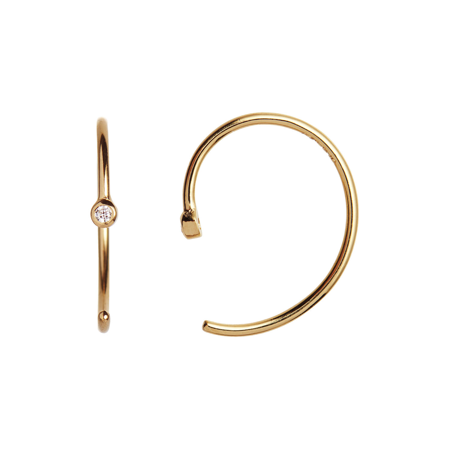 One Dot Open Creol Single, gold