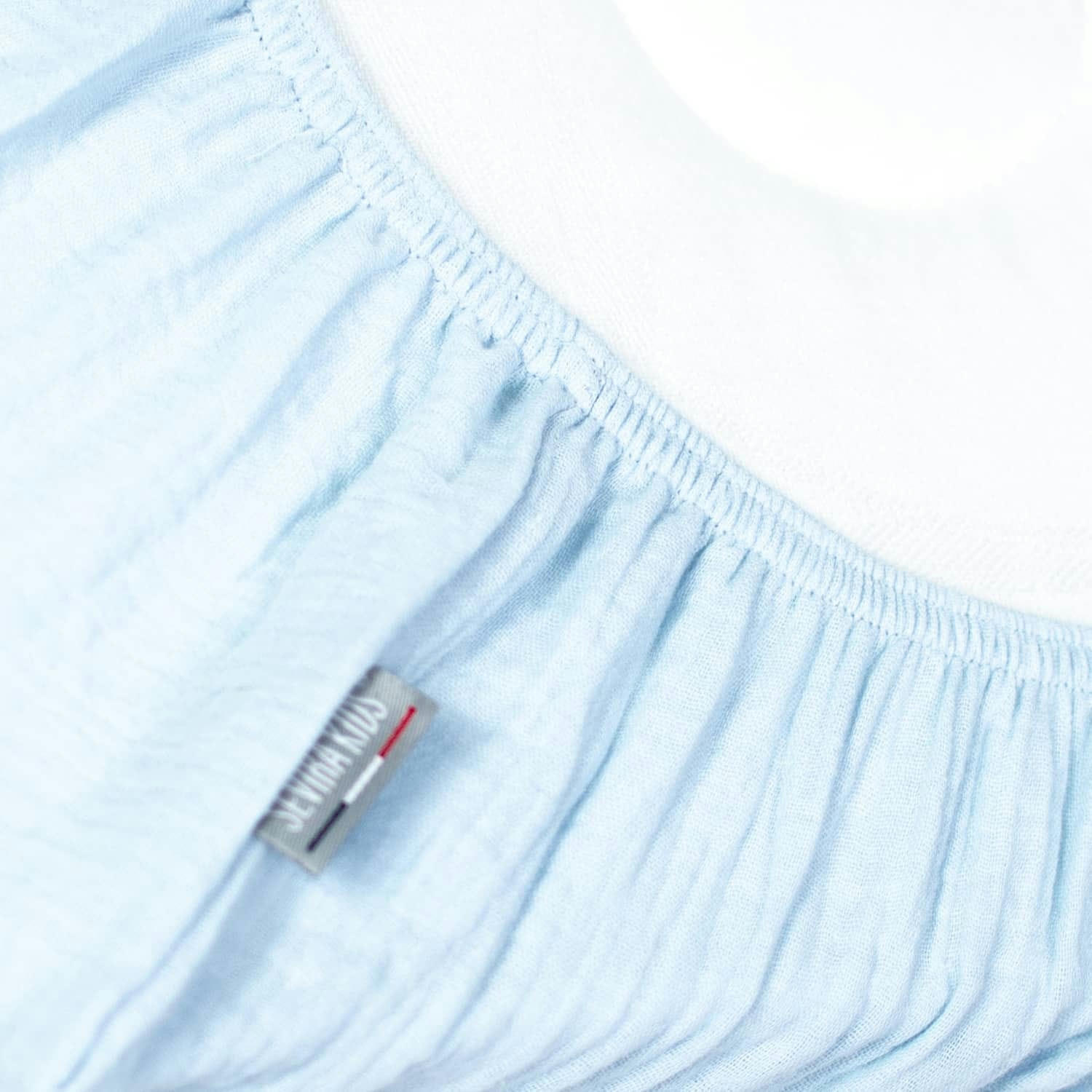 - Drap housse en gaze de coton 60x120