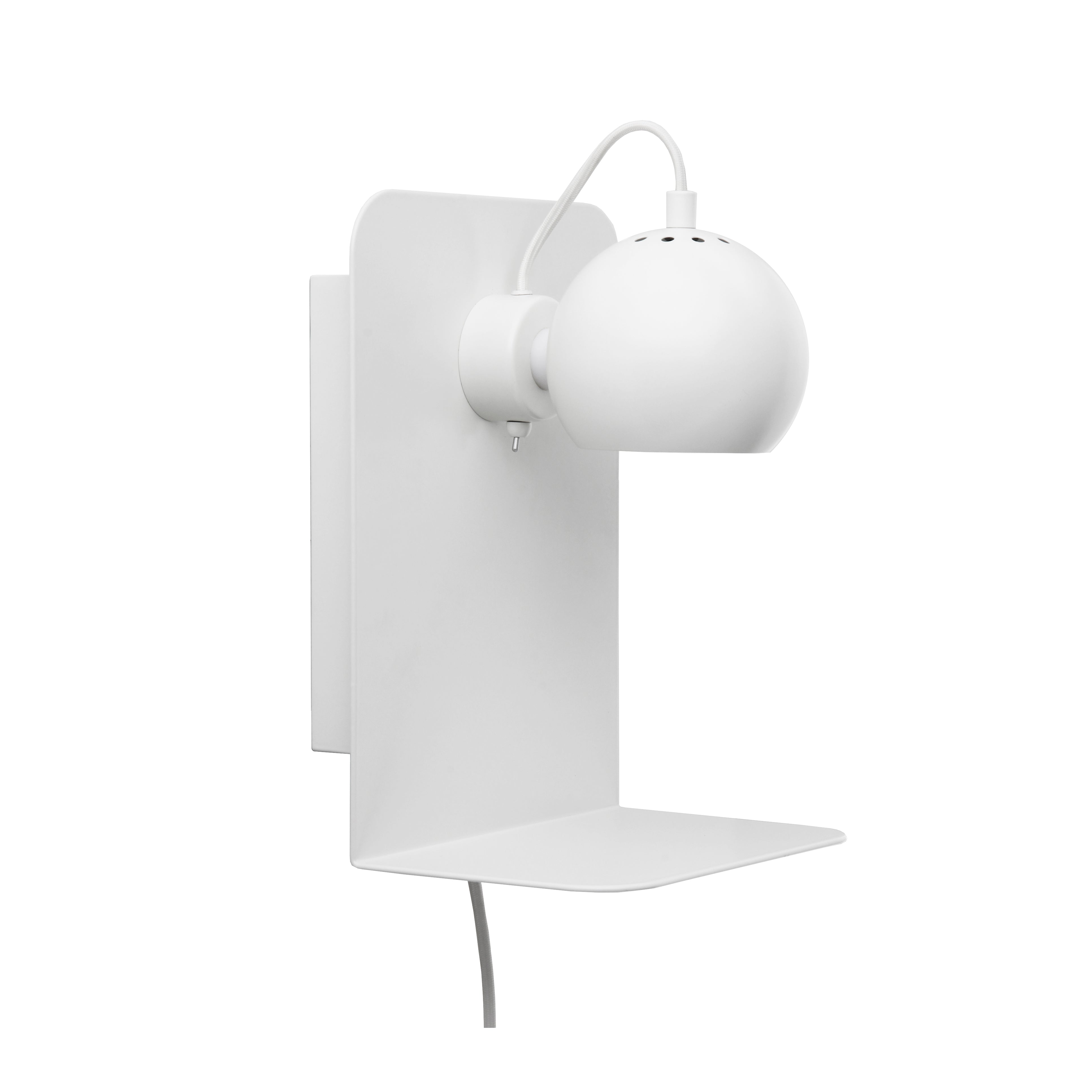 Frandsen wandlamp Ball - wit - 18x22x30cm