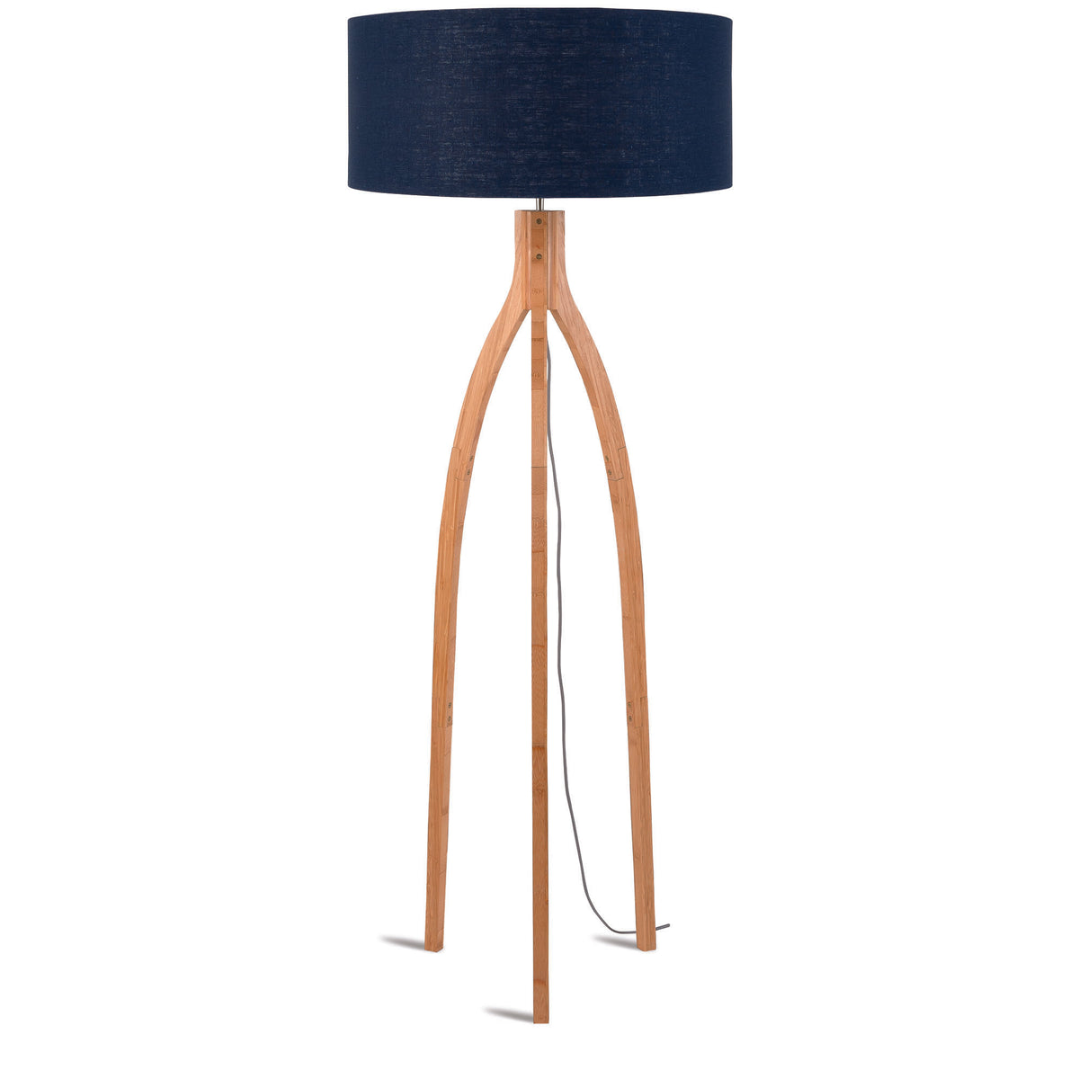 GOOD&MOJO vloerlamp Annapurna - blauw - Ø60cm
