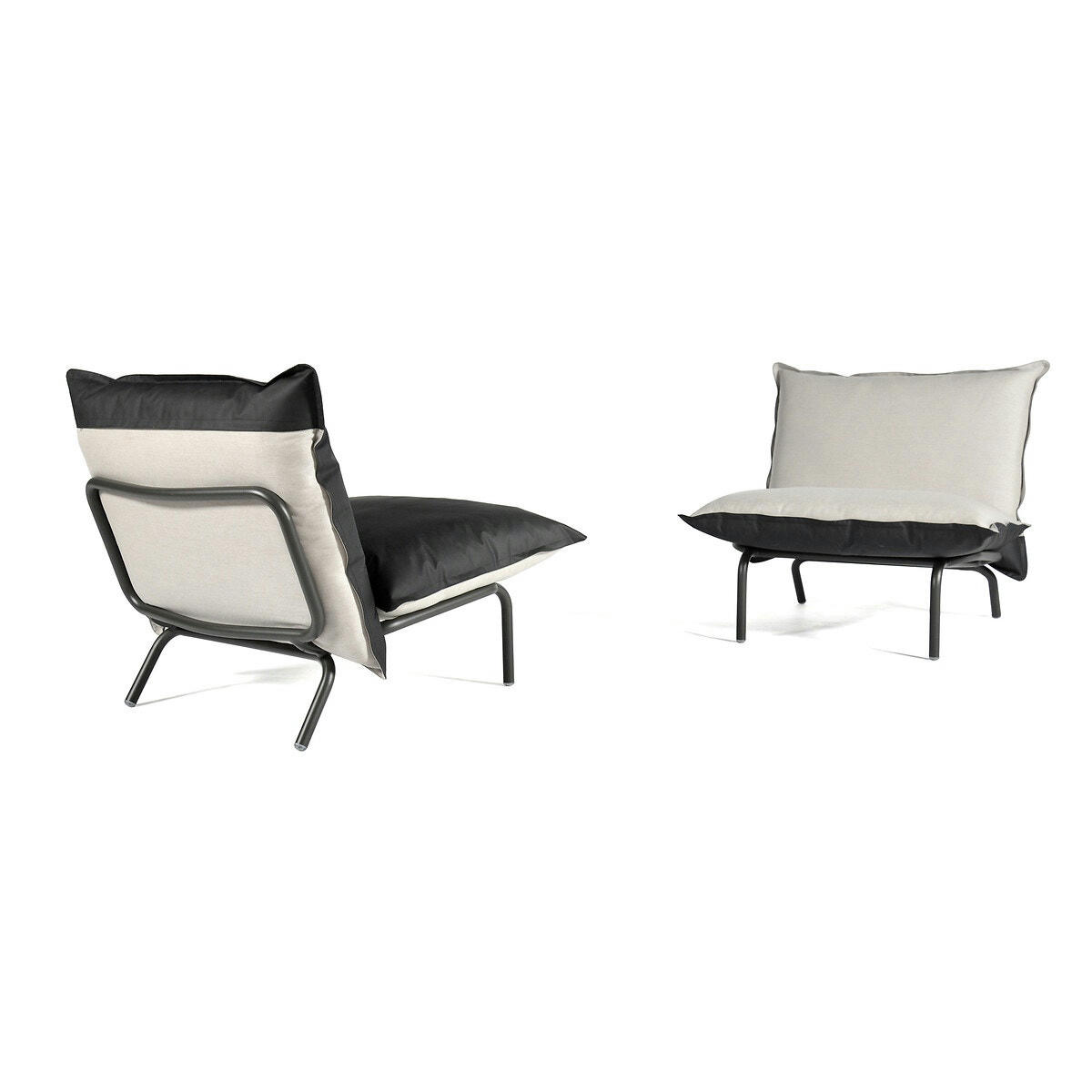 Fauteuil de jardin aluminium, Luna