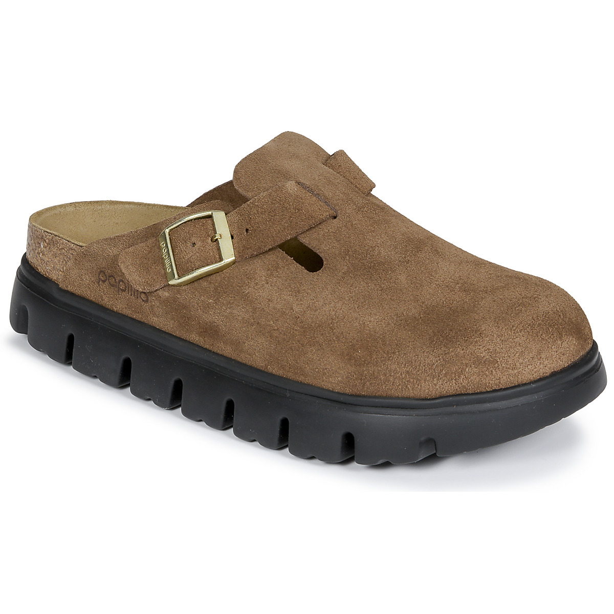 Papillio - Boston Chunky Suede - Suede / Dark / Tea