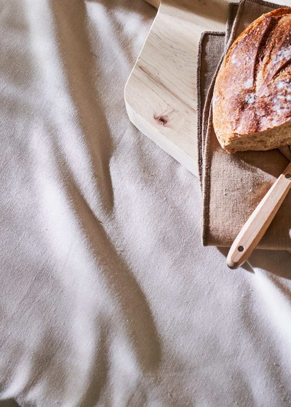 NAPPE UNIE EN TOILE CRAIE