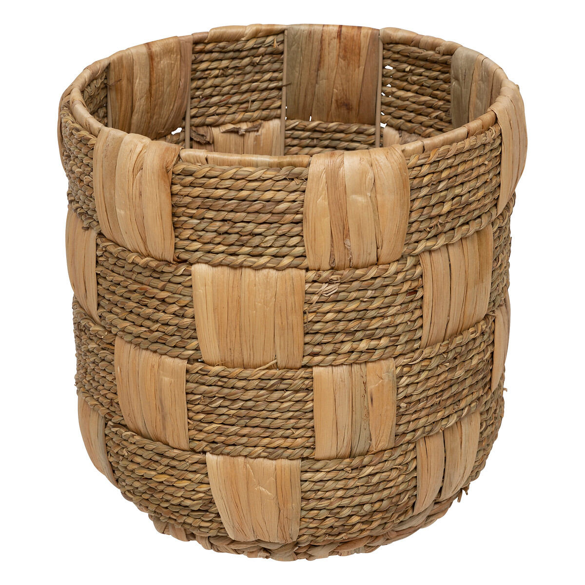 Cesto redondo NADI castanho em juta 30cm