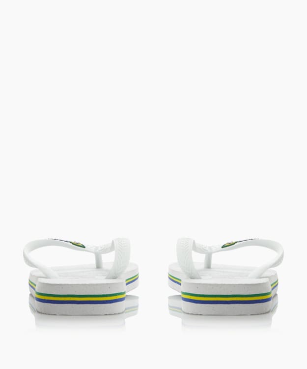 Brasil Flip Flops White - Havaianas Brazil Flag Flip Flops