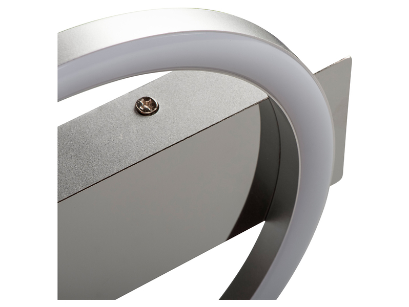Plafon Caxia LED aluminiowy srebrny