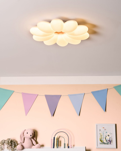 Lampa sufitowa LED Kwiat TINAU Biały