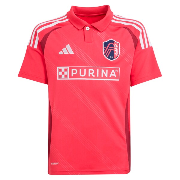 Marcel Hartel St. Louis City SC adidas Youth 2025 Forever CITY Red Replica Player Jersey - Red