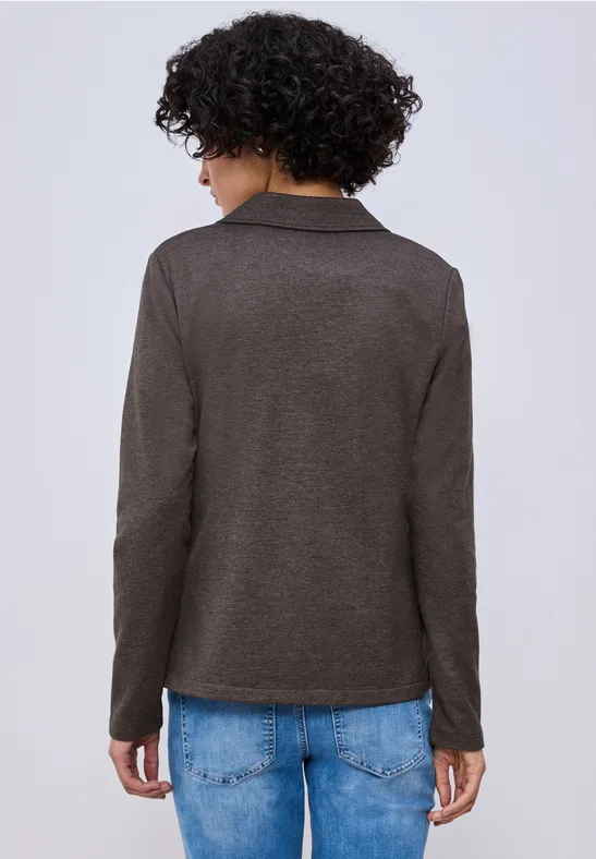 Basic Blazer aus Jersey