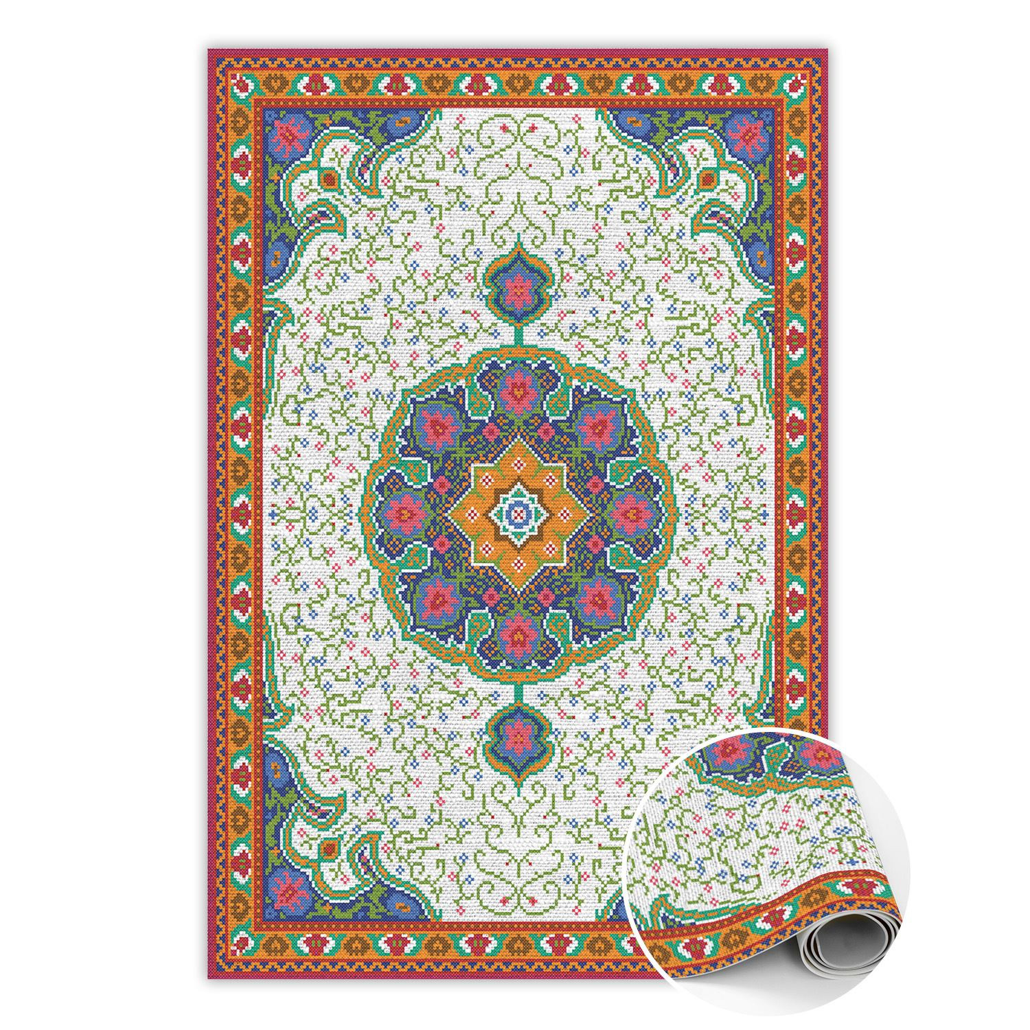 Modny dywan winylowy Turecki szyk 80 x 120 cm