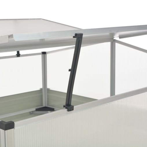 NNEVL Greenhouse Anthracite 100x100x77 cm Galvanised Steel