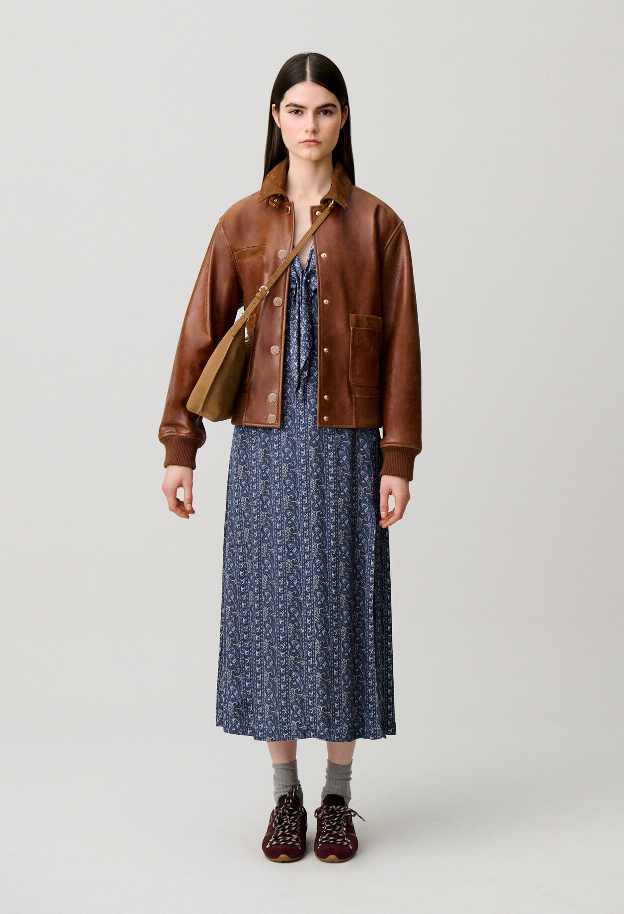Robe fluide imprimée