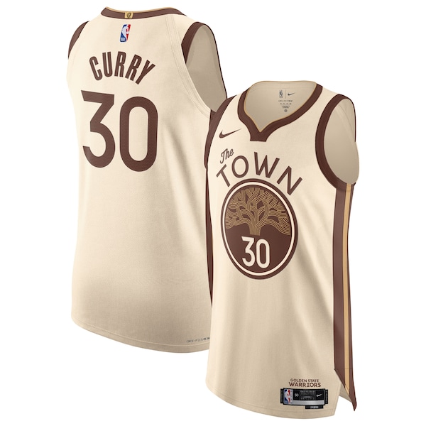 Stephen Curry Golden State Warriors Nike Unisex 2025/26 Authentic Jersey - Tan - City Edition