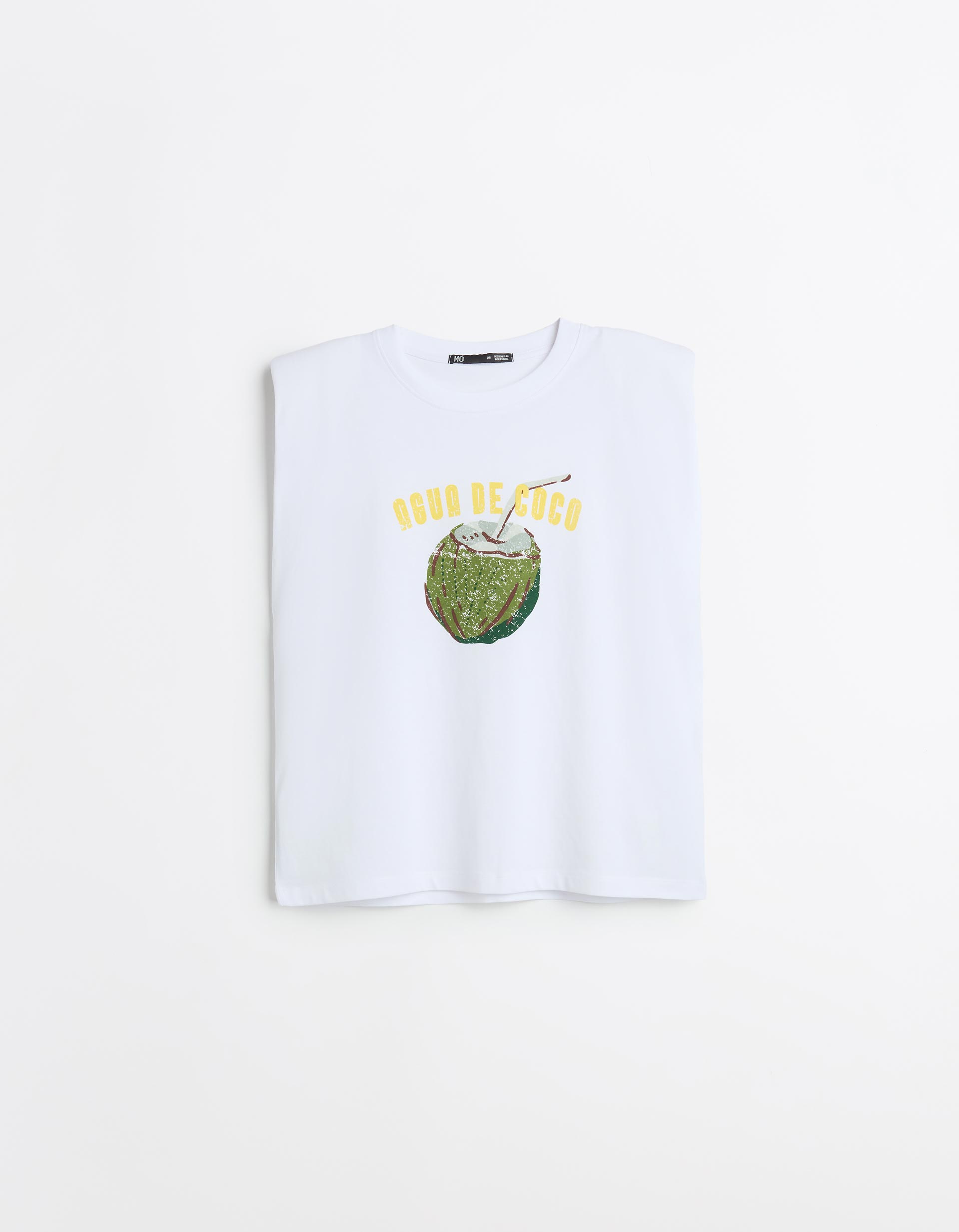 T-shirt Estampada, Mulher, Branco