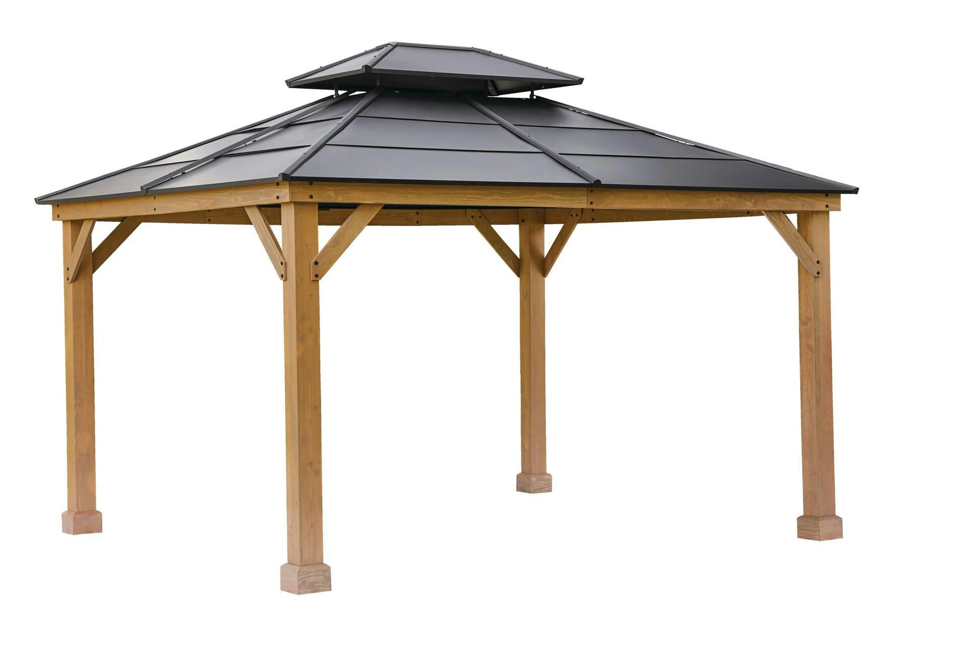 CANVAS Collingwood Outdoor/Patio Hard-Top Gazebo, 10-ft x 12-ft