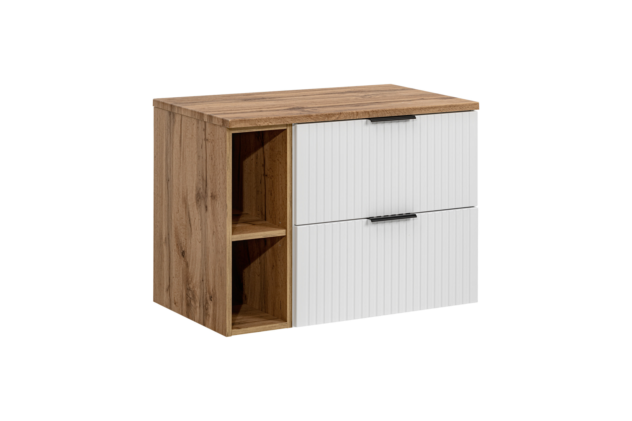 Zestaw szafka 60 cm   regał 20   blat ADEL biały