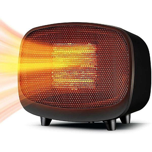Mini Radiateur Soufflant 600W noir
