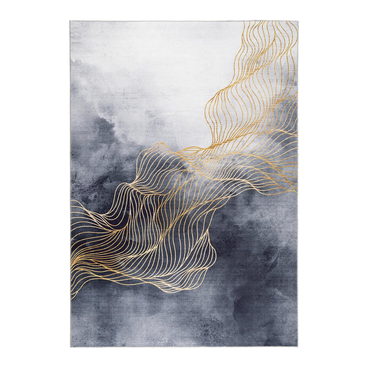 AFK Living vloerkleed Aura - gedrukt - blauw - 160 x 230 cm