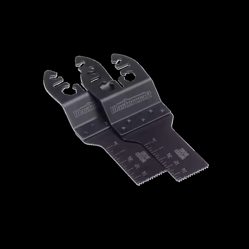 Mastercraft Oscillating Universal Fit Multi-Tool Wood Flush Cut Saw Blades, 3/4-in, 2-pk