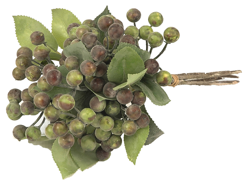 Sztuczna gałązka 26 cm pomarańczowa