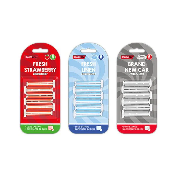 Auto Rev Car Vent Sticks 6 Pack