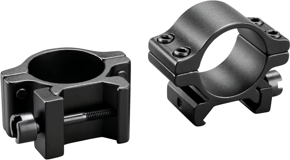 Tasco Detachable Aluminum Low Ring, Matte, 1-in