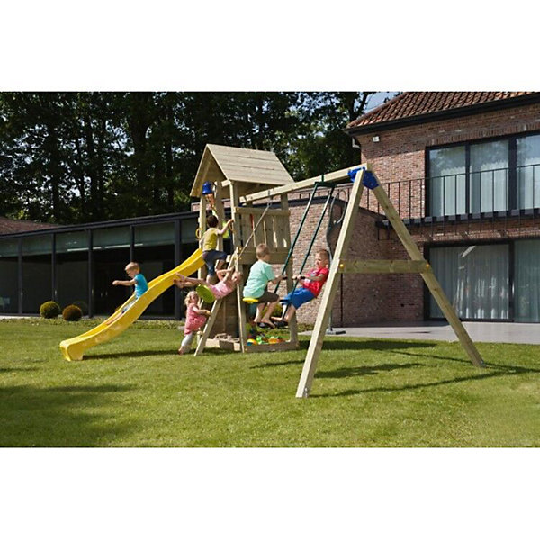 Aire de jeux Masgames BELVEDERE XL avec balançoire Balançoire individuelle